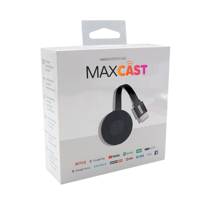 Maxcast 4K - Transforme sua TV comum em SMART TV + Lista de Canais